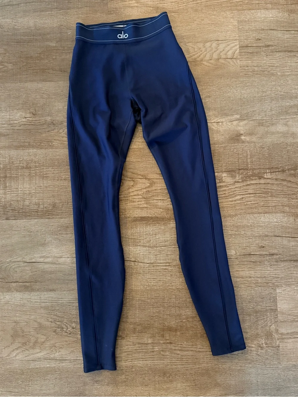 ALO Yoga Navy Blue High-Waist Performance Leggings
